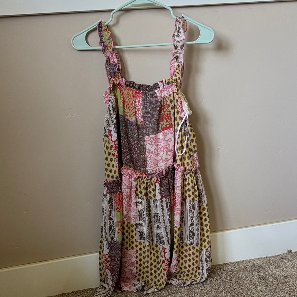 Aakaa Vibrant Patchwork Dress